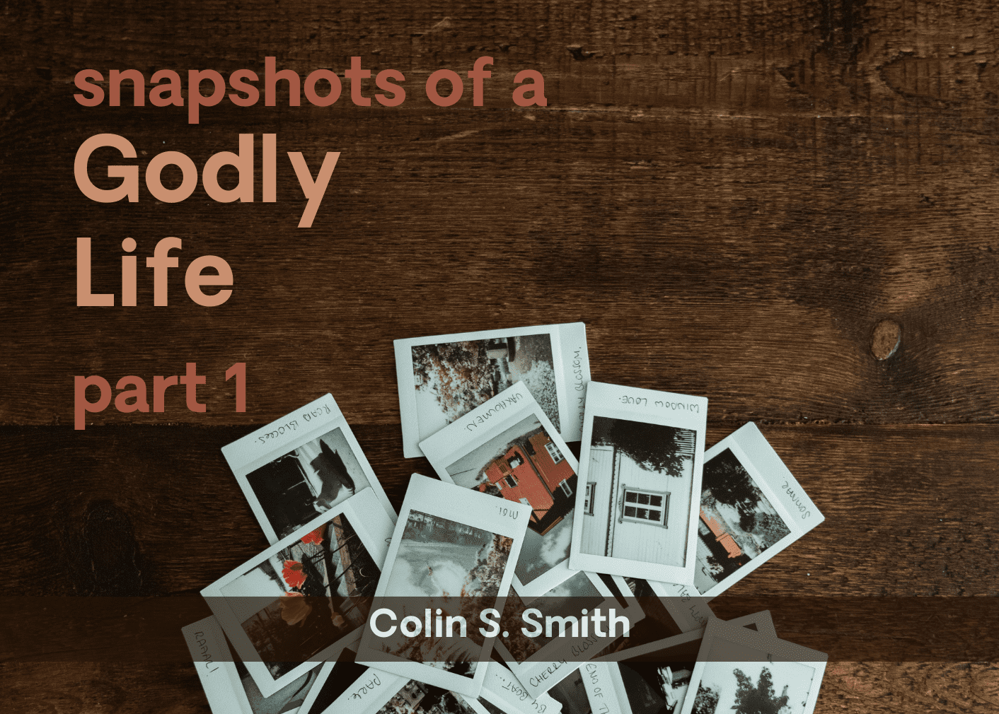 this is the featured image of the Snapshots of a Godly Life, Part 1 series